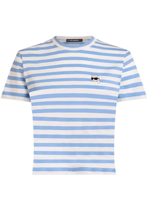 Karl Lagerfeld Ikon striped T-shirt - Blue