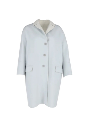 Loro Piana Pre-Owned buttoned wool coat - Blue