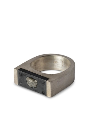 Parts of Four Plate diamond ring single - Silver