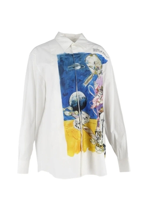 Valentino Garavani Pre-Owned printed button-up shirt - White
