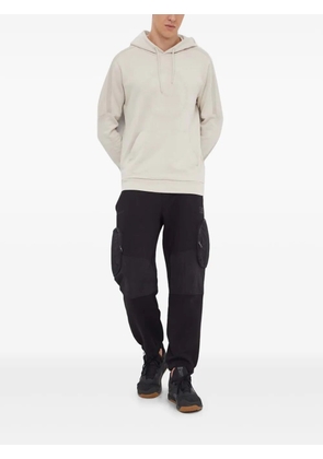Ea7 Emporio Armani embossed-logo hoodie - Neutrals