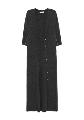 Rabanne layered midi dress - Grey