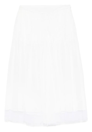 Christopher Esber pintuck-detail trousers - White