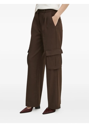GUESS USA pleated cargo-pocket trousers - Brown