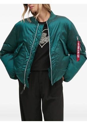 Alpha Industries MA-1 zip padded jacket - Green