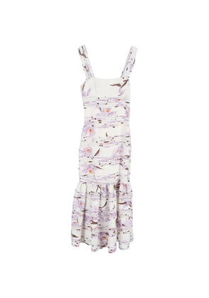 ZIMMERMANN floral-print sleeveless midi dress - Purple