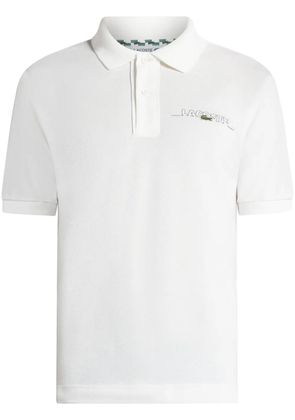 Lacoste logo polo shirt - White