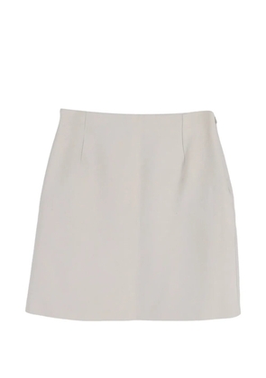 BOSS A-line mini skirt - White