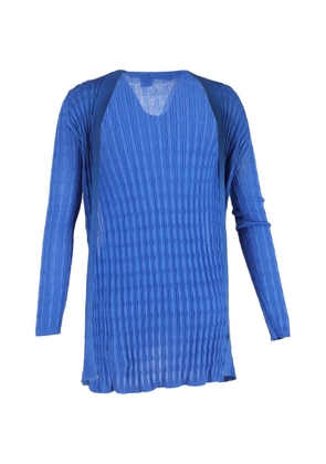 Missoni Pre-Owned knitted open cardigan - Blue