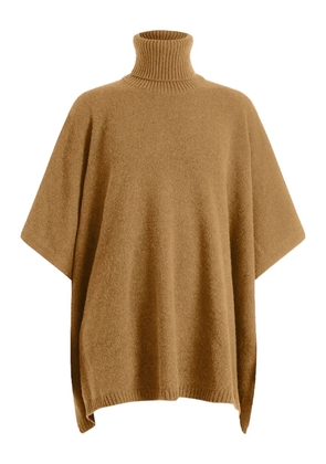 LINNEA LUND Angela turtleneck poncho - Brown