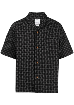 visvim graphic-print short-sleeve shirt - Black