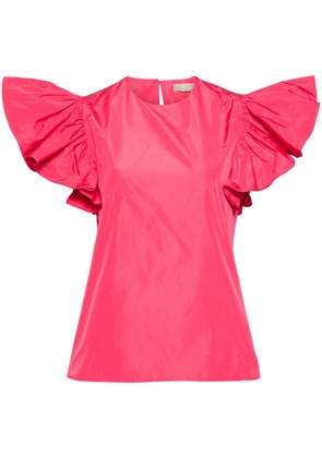 Elie Saab Taffeta top - Pink