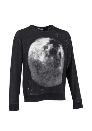 Valentino Garavani Pre-Owned moon-print sweatshirt - Black