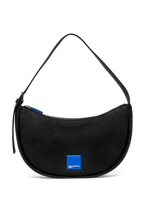 Karl Lagerfeld Jeans logo-patch shoulder bag - Black