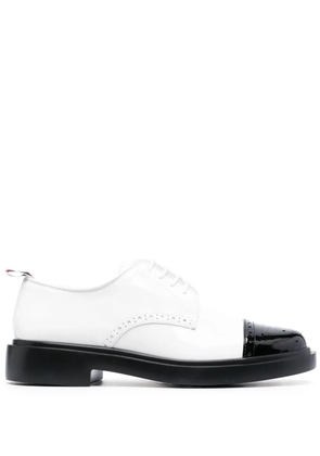 Thom Browne RWB contrasting toecap brogues - White