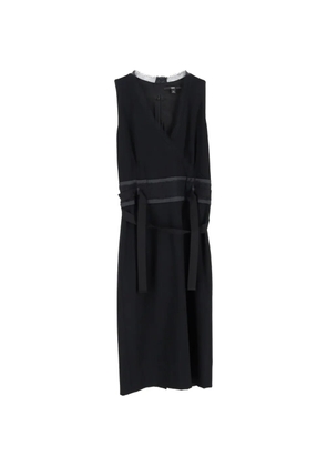 BOSS V-neck belted dress - Black