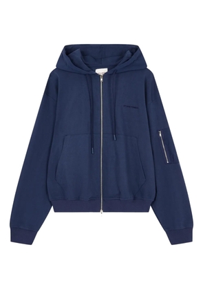 TOMBOY hooded zip-up sweatshirt - Blue