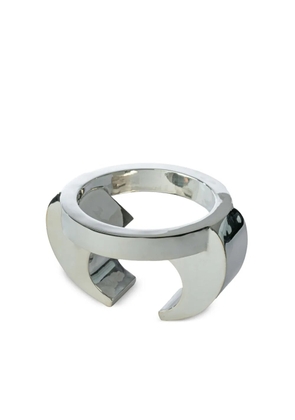 Parts of Four Crescent bracelet - Silver