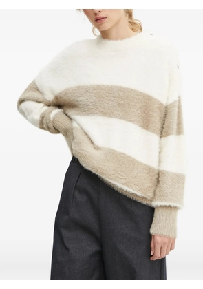 G-Star RAW striped round-neck sweater - White