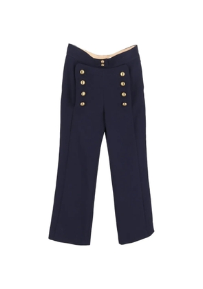 Chloé Vintage buttoned trousers - Blue