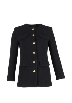 Nili Lotan button-detailed tweed blazer - Black