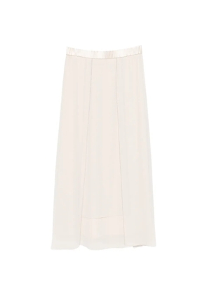 Peserico elasticated-waistband maxi skirt - Neutrals