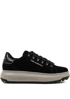 Karl Lagerfeld Kapri Lug lace-up logo sneakers - Black
