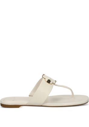 Kate Spade floral-appliqué sandals - Neutrals