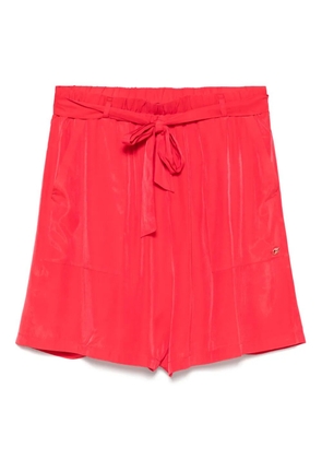 LIU JO logo-plaque shorts - Red