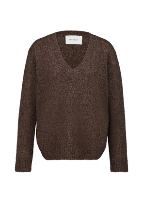 Lisa Yang Leona V-neck sweater - Brown