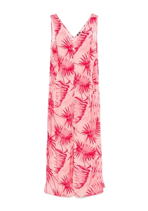 LIU JO palm-print jumpsuit - Pink