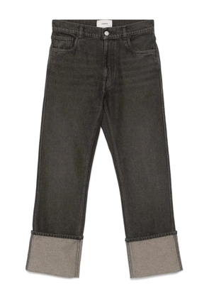 Coperni turn up-hem jeans - Black