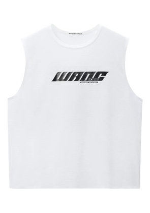 Alexander Wang laser-cut vest - White