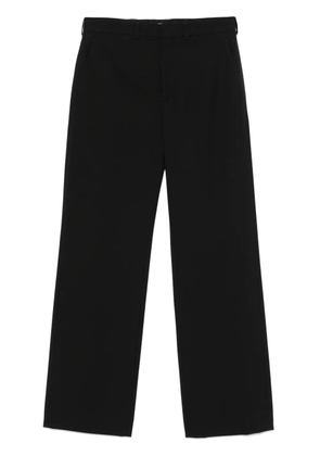 Rier poplin wool trousers - Black