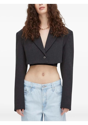 HERSKIND buttoned bolero top - Grey