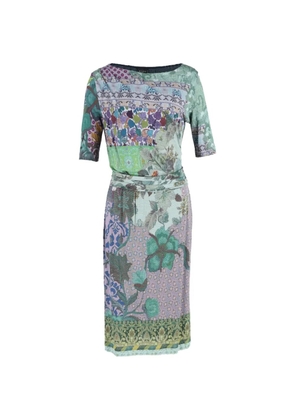 Etro Vintage floral-print midi dress - Green