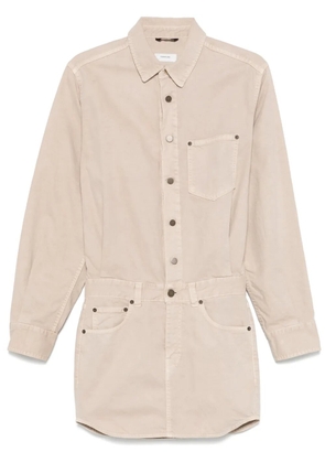 Haikure Tamu mini dress - Neutrals