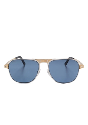 Cartier Eyewear Santos de Cartier sunglasses - Gold