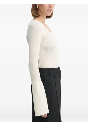 HERSKIND wool cardigan - White