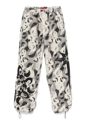 KUSIKOHC patterned fleece trousers - Grey