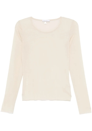 Patrizia Pepe tulle top - Neutrals