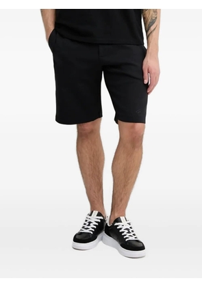 Paul & Shark drawstring track shorts - Black