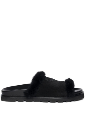 Zadig&Voltaire Teddy Bare sandals - Black