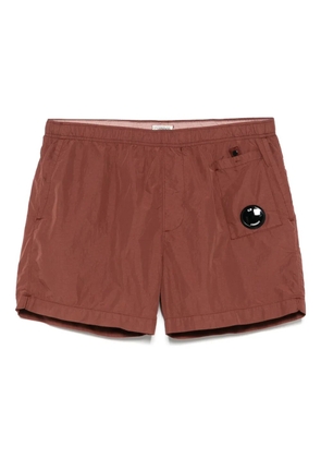 C.P. Company Lens swim shorts - Brown