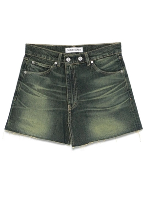 OUR LEGACY Cover mini skirt - Blue