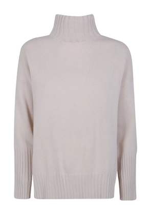 Antonelli high-neck sweater - Neutrals