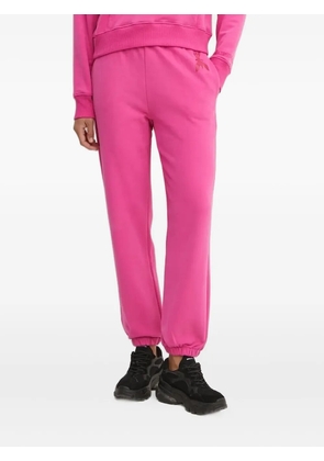 Patrizia Pepe Essential insect-logo track pants - Pink