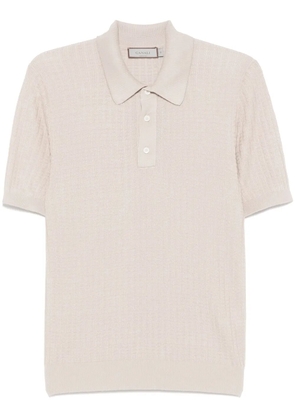 Canali knitted polo shirt - Neutrals