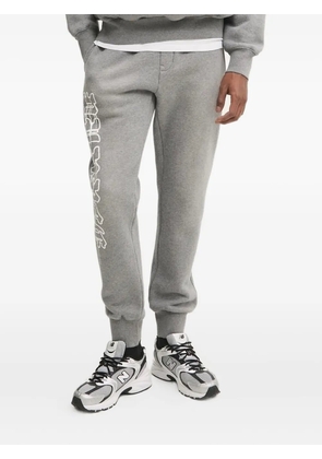 Purple Brand spine-print track pants - Grey
