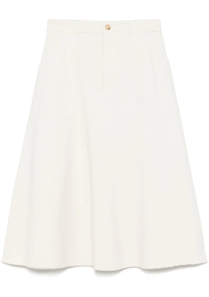 A.P.C. Laurie midi skirt - Neutrals